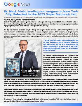 Dr. Stein Named A 2019 Super Doctor