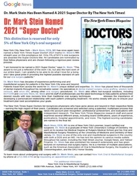 Dr. Stein - Google News SuperDoctor 2021 