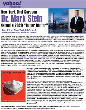 New York Oral Surgeon Dr. Mark Stein In Yahoo! Finance