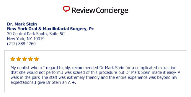 Dental Surgeon Patient Review